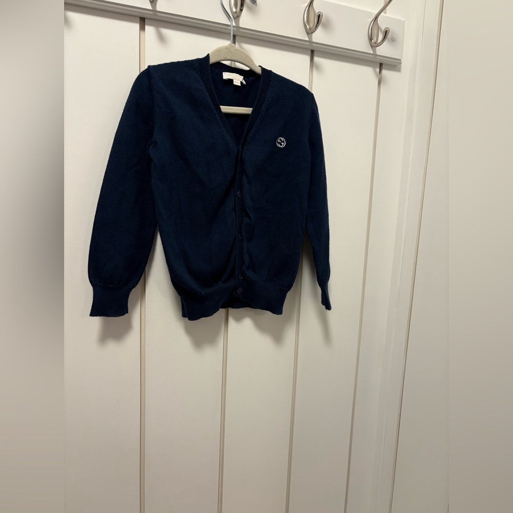 Gucci Kids Navy Cardigan